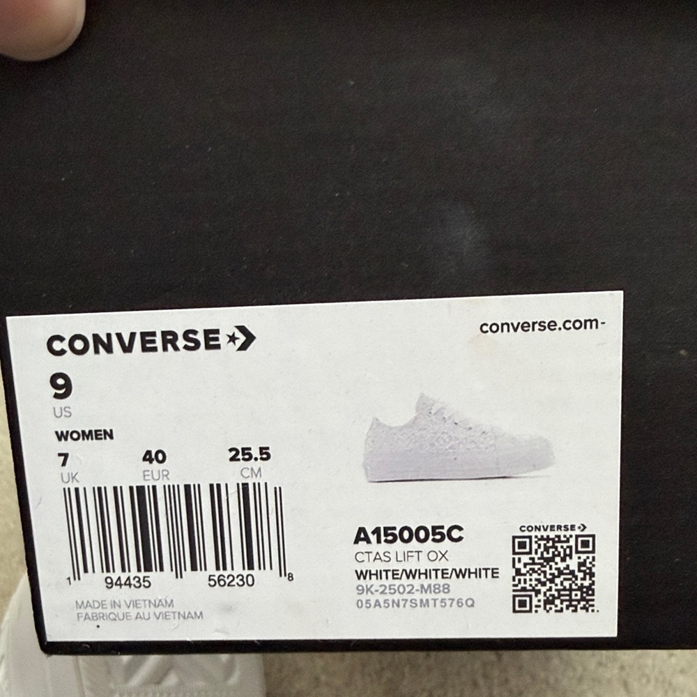 NIB Chuck Taylor All Star Lift Platform Lace - Picture 3 of 5